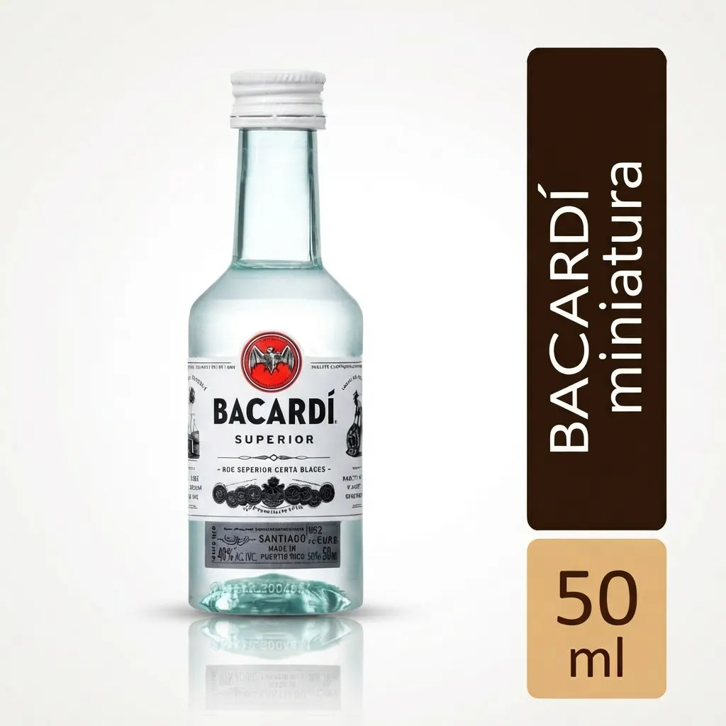 PACK BACARDI 50ML x10